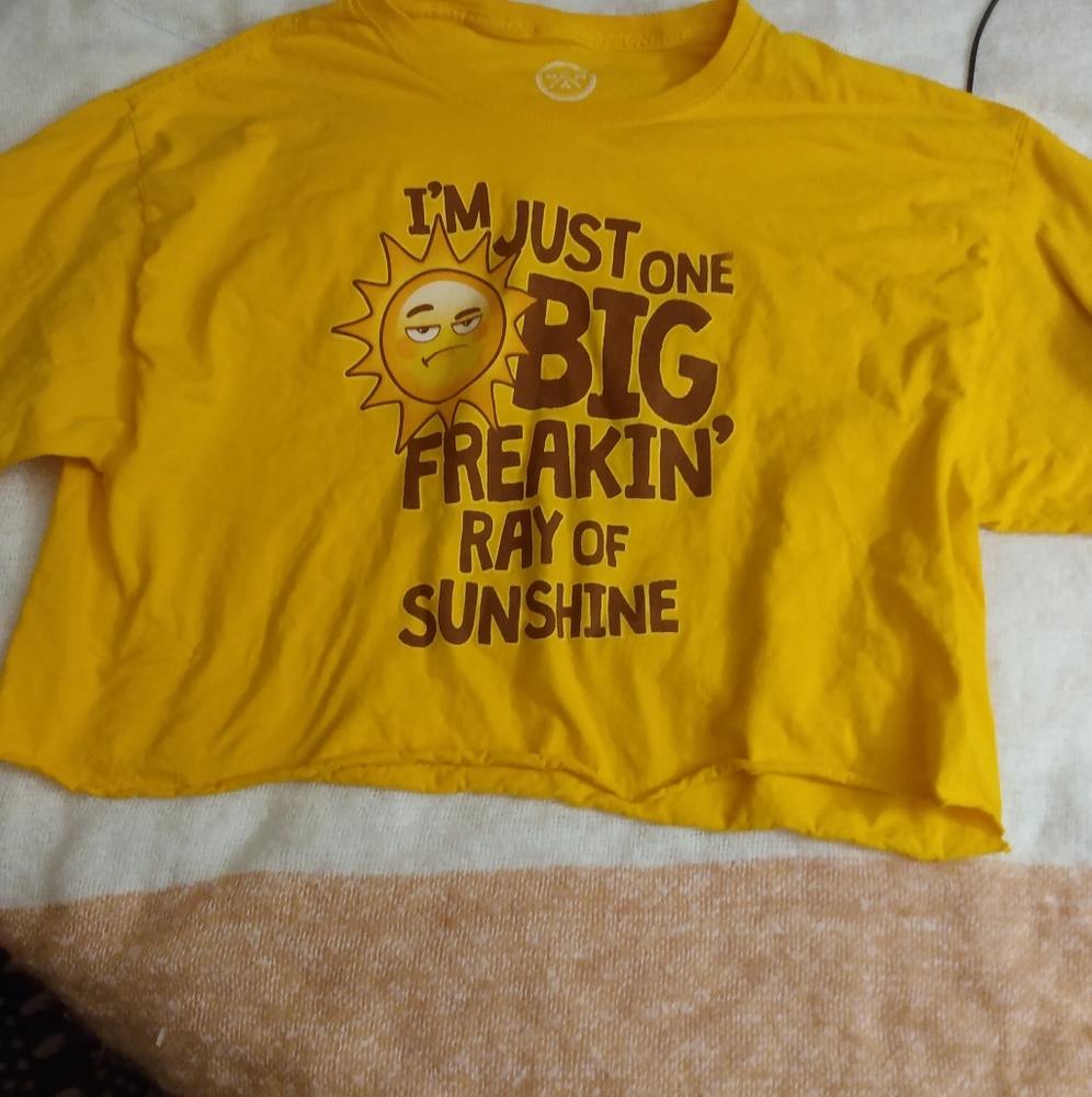 Yellow Crop Top